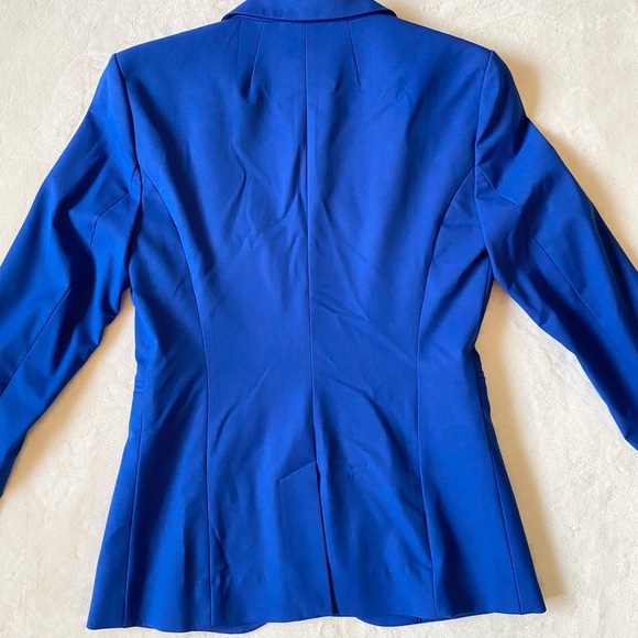 RW&CO. Blue Button Up Blazer Size 2 - Picture 9 of 15